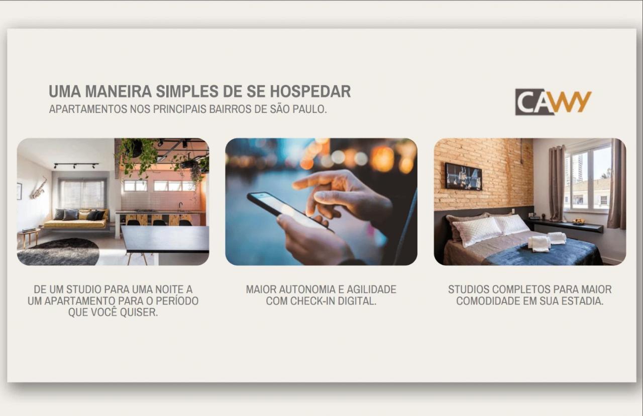 Apto Faria Lima - Pinheiros Com Ar Cond E Wi-fi Apartamento São Paulo